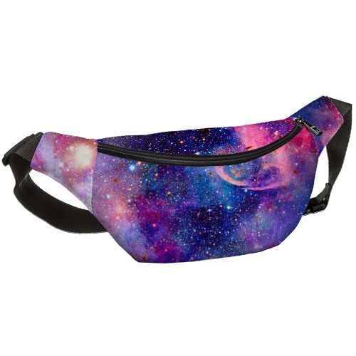 Сумка на пояс бананка Bumbag Космос 27x16 см (BB_20J012_BL) | Зображення 2