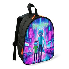 Рюкзак детский Рик и Морти школьный/городской 34х27х13 см для мальчика (02518)