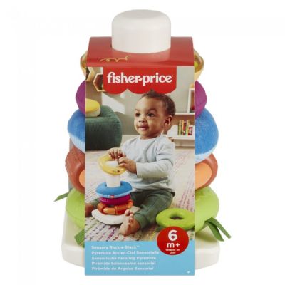 Розвиваюча іграшка Fisher-Price Пірамідка Розвиток сенсорики (HXK47) | Зображення 8