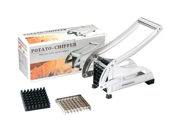 Машинка для нарізування картоплі соломкою Potato Chipper | картоплерізання | овочерізка | мультирізка | Зображення 3