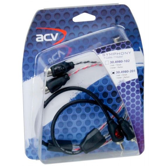 Межблочный Y-кабель Mid Range (пара) ACV 30.4980-201 | Зображення 1