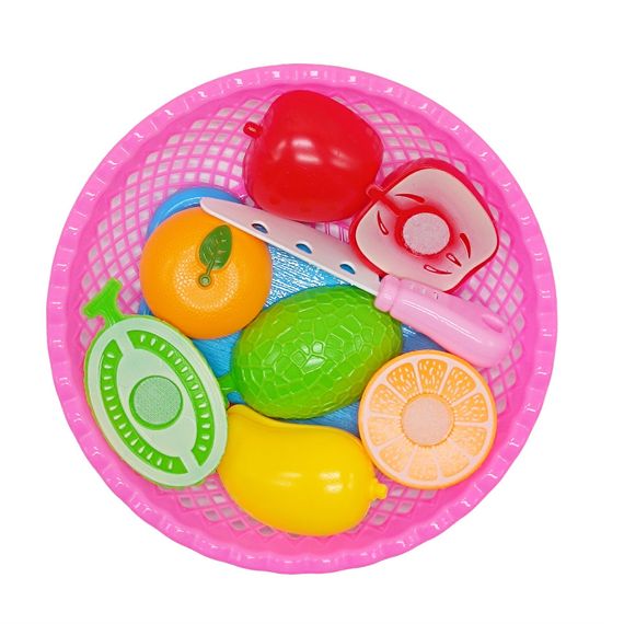 Детский игрушечный набор "Продукты" 66-46 продукты на липучках Апельсин