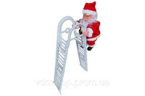 Іграшка Санта-Клаус, на сходах / новорічна іграшка