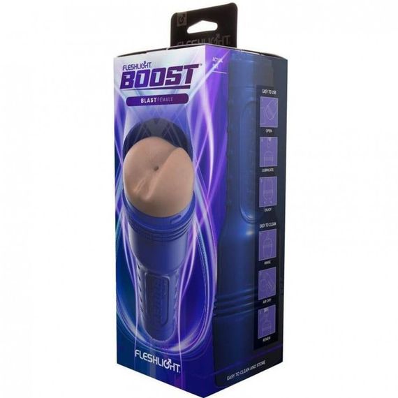 Мастурбатор в колбе Fleshlight Boost Blast Light Medium Sex Aura | Зображення 8