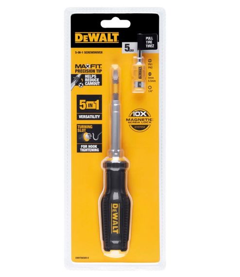Викрутка – набір DeWALT FULL FIT 6 Way із двома змінними бітами (DWHT66569-0) | Зображення 1