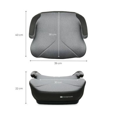 Автокресло Kinderkraft i-Boost 2 бустер Grey (KCIBOO02GRY0000) (5902533929160) | Зображення 2