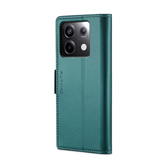 Шкіряний чохол-книжка Retro Case для Xiaomi Redmi Note 13 Pro 5G / Poco X6 колір Зелений | Зображення 4