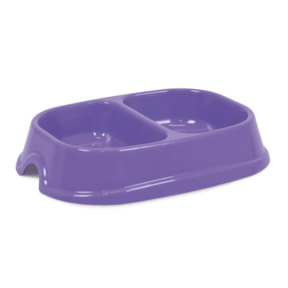 Миска Модерн №1 Дует 0,4 л для котів світло-фіолетова