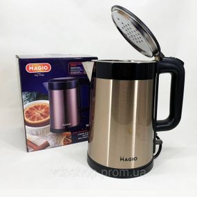 Найкращий чайник MAGIO, Електричний безшумний чайник з автоматичним відключенням, Електрочайник сталь OV-44