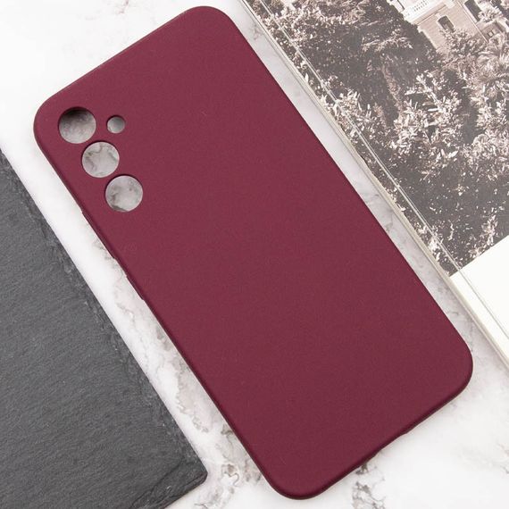 Чехол Silicone Cover Lakshmi Full Camera (AAA) для Samsung Galaxy S24+ Бордовый / Plum | Зображення 4