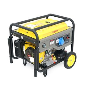 Генератор бензиновий COVAX CV20500LD-E2, 9.5kW, однофазний 220V, 50Hz, DC12V, 21HP, Electric Starter, tank 25L, 710x535x555mm,