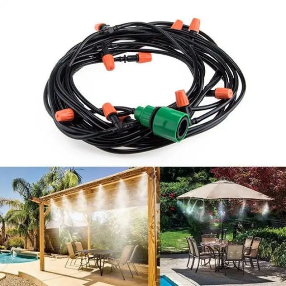 Система полива сада и огорода Muciakie Garden, садовая насадка для полива для газона Туман 10 м | Зображення 9