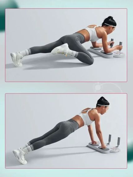 Фітнес тренажер для преса LK202310-17 Планка платформа для віджимань Дошка для занять спортом | Зображення 2