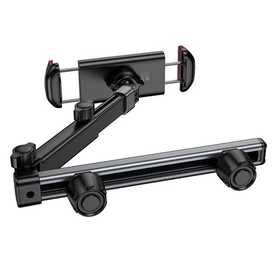 Автотримач Hoco H69 Gamble telescopic на підголівник Black / Red | Зображення 7