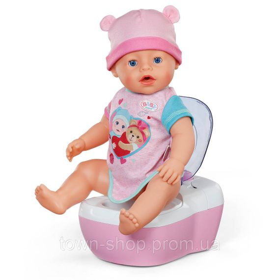 Интерактивный унитазик для куклы Baby Born – Маленький туалет (звук) | Зображення 2