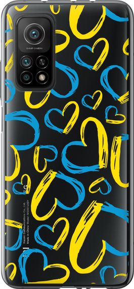 Чехол на Xiaomi Mi 10T Pro Сердца UA "5292u-2679-17620"