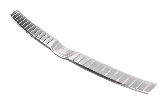 Накладка на задний бампер верхняя (HB, нерж) для Hyundai I-30 2012-2017 гг. | Зображення 2