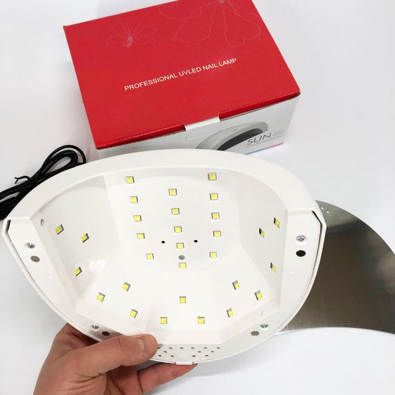 Сушарка для нігтів Sun one nail lamp FD77-1 Лампа для манікюру гель лаком Світлодіодна сушарка для нігтів | Зображення 1
