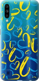 Чехол на ZTE Blade A7 2020 Сердца UA "5292u-2108-17620"