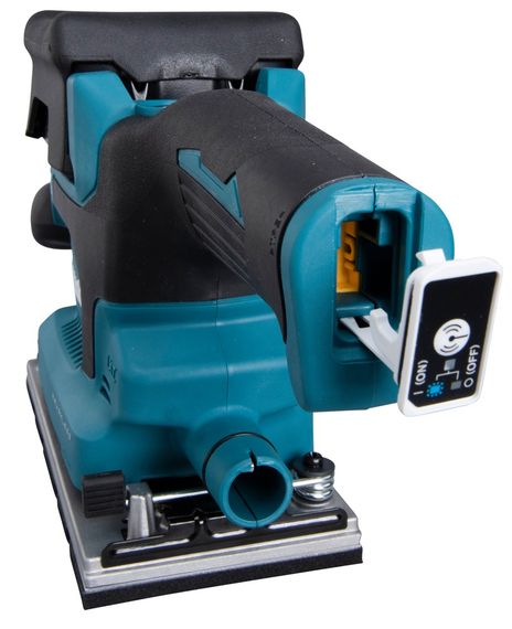 Шліфмашина вібраційна акумуляторна Makita DBO381ZU (93x228 мм, 4000-12000 хв-1, AWS, BL, LXT, без акумуляторів та зарядного пристрою) | Зображення 5