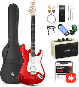 Електрогітара DONNER DST-100 Red - (Комплект)