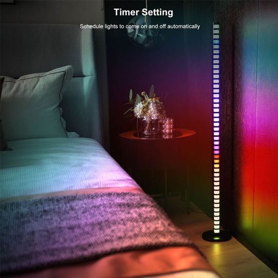 Уценка Напольная угловая LED лампа RGB Magic 2 Bluetooth USB with app | Зображення 2