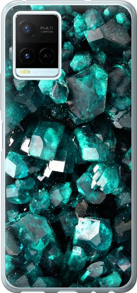 Чехол на Vivo Y21 Кристаллы 2 "3674u-669-17620"