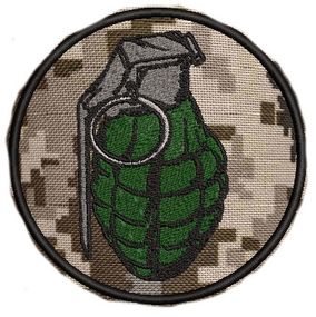 Шеврон граната (Вариант №10)