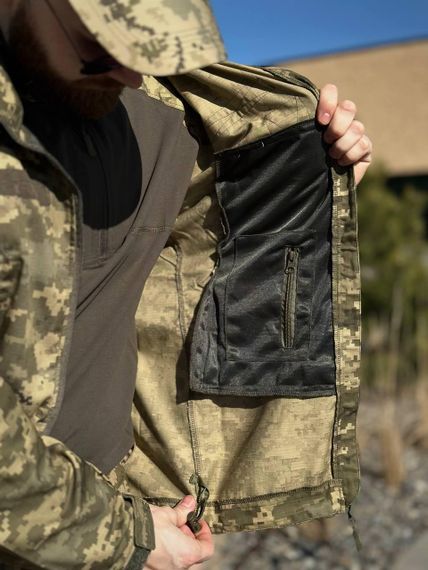 Легка Весняна Куртка Піксель Hunter De Lux TWILL mm14 Military | Зображення 1