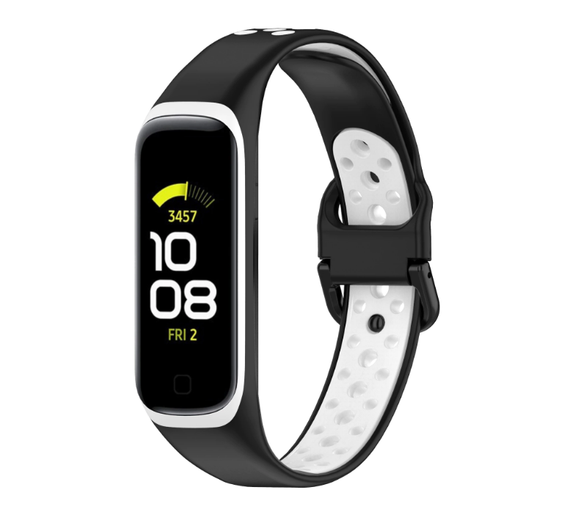 Спортивний ремінець Primo Perfor Sport для фітнес-браслета Samsung Galaxy Fit 2 (SM-R220) - Black&White | Зображення 1