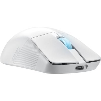 Мышка ASUS ROG Harpe Ace Aim Lab Edition Wireless/USB White (90MP02W0-BMUA10) | Зображення 7