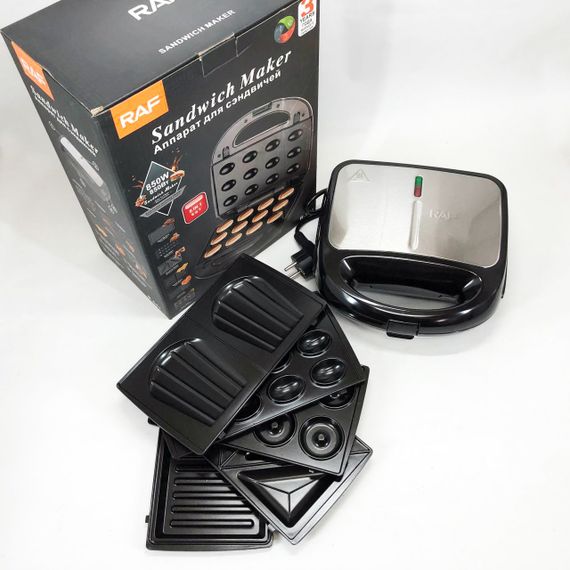 Бутербродница электрогриль, Настольный домашний гриль, Контактный гриль для стейков и овощей PV-25 | Зображення 6