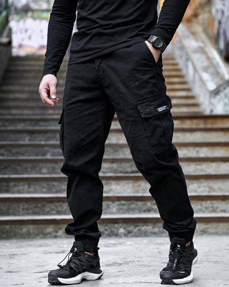 Міські штани карго Black РП7432 | Зображення 1