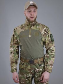 Тактическая рубашка под бронежилет UBAKS ULTIMATUM PRO G2 Мультикам, Убакс для военнослужащих длинный рукав 3XL