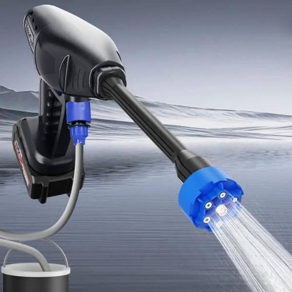 Миття високого тиску + полив 6 режимів 2 акумулятори 48V у валізі