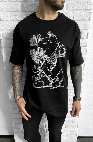 Футболка з ДТФ принтом (оверсайз) | Зображення 1