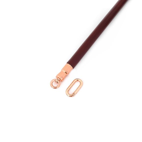 Фіксатор-розпірка для ніг або рук Liebe Seele Wine Red Spreader Bar, дерево + натуральна шкіра Sex Aura | Зображення 3