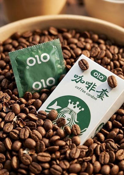 Презервативы OLO Coffee Condom, упаковка 10 шт Sex Aura | Зображення 2