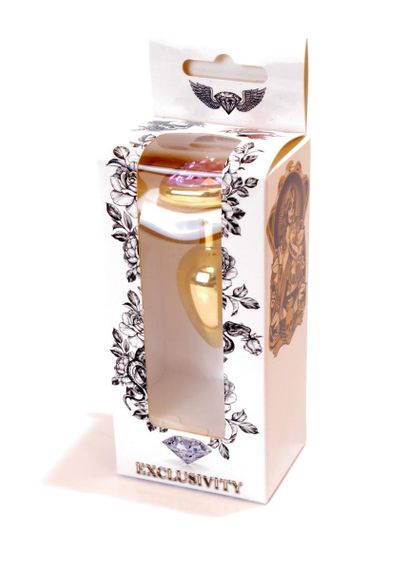 Анальна пробка - Jewellery Gold Heart Plug Light Pink sexstyle | Зображення 7