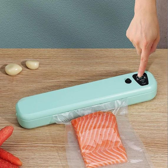 Домашній вакуумний пакувальник харчових продуктів Vacuum Sealer / Кухонний вакууматор для їжі | Зображення 5