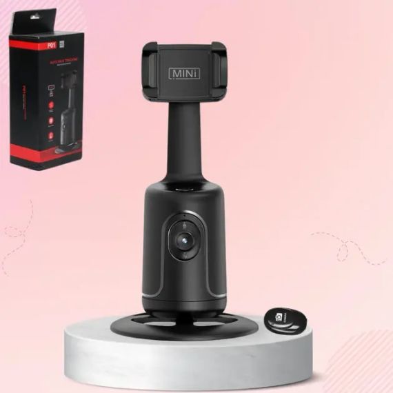 Умный акумуляторний монопод P01 с датчиком движения Аккумуляторный стабилизатор для телефона настольный смарт штатив | Зображення 8