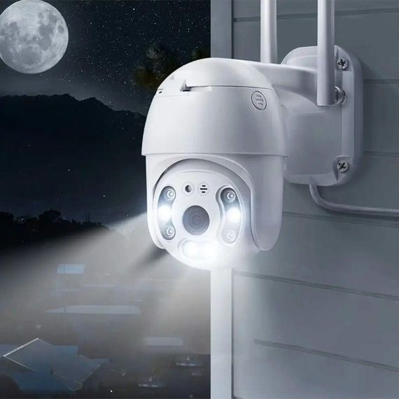 Вулична Wi-Fi камера відеоспостереження з датчиком руху 4MP, A6 / Поворотна IP камера з віддаленим доступом | Зображення 7
