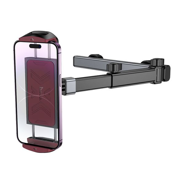 Автодержатель Hoco H69 Gamble telescopic на подголовник Black / Red | Зображення 2