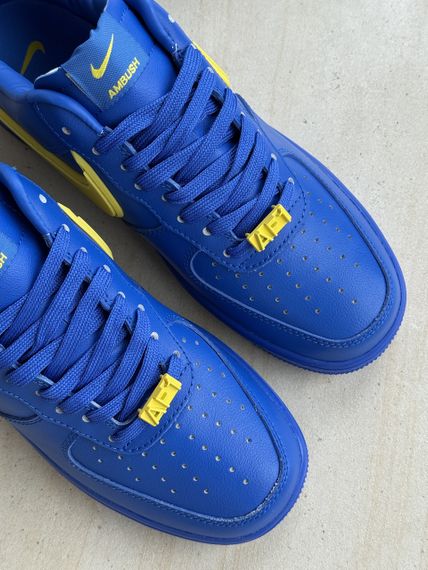 Кросівки Air Force 1 Low x AMBUSH Blue Yellow / аir форсе весна / літо / осінь 0249 41 26 | Зображення 9