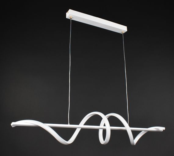 Люстра світлодіодна підвісна LED світильник для квартири на стелю лед 27337 Білий 30-100х20х100 см. | Зображення 2