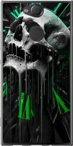 Чехол на Sony Xperia XA2 H4113 Череп-часы "4100u-1357-17620"