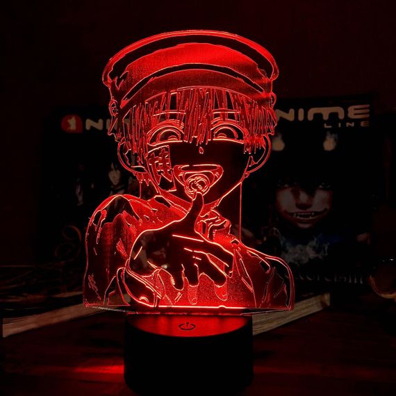 Акриловый светильник-ночник Ханако Кун 3 красный tty-n001502