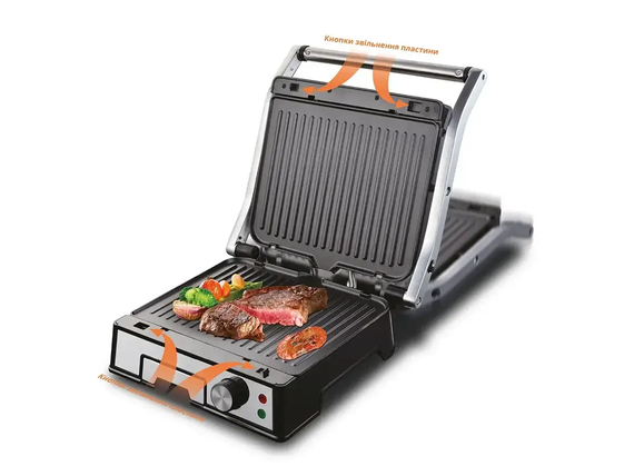 Гриль контактний 3000Вт BBQ BITEK BT-2687 | Зображення 2