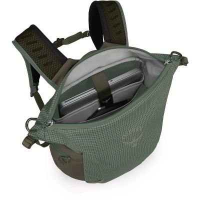 Рюкзак туристический Osprey Transporter Zinch pine leaf/earl grey - O/S - темно-зелений (009.3923) | Зображення 3