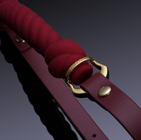 Кляп в форме жгута с узлами UPKO Desire for Mouth Bondage Collection, красный Sex Aura | Зображення 1